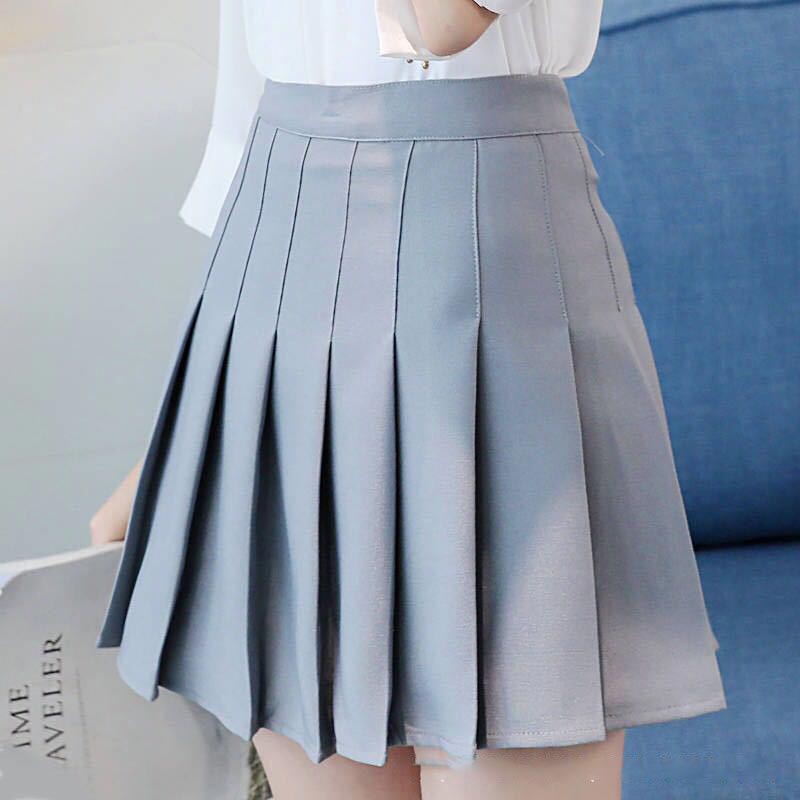 Zurück zum College Jocoo Jolee Damen Sommer Hohe Taille Karierte Röcke Lässige Koreanische A-Linien-Shirts Japanische Schule Kawaii A-Linien-Röcke Für Teenager 
