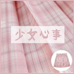 Japanese Jk School Y2K High Waist Pleated Skirt Bear Sweet A-Line Cute Uniforms Student Plaid Vintage Kawaii Mini Women Skirts
