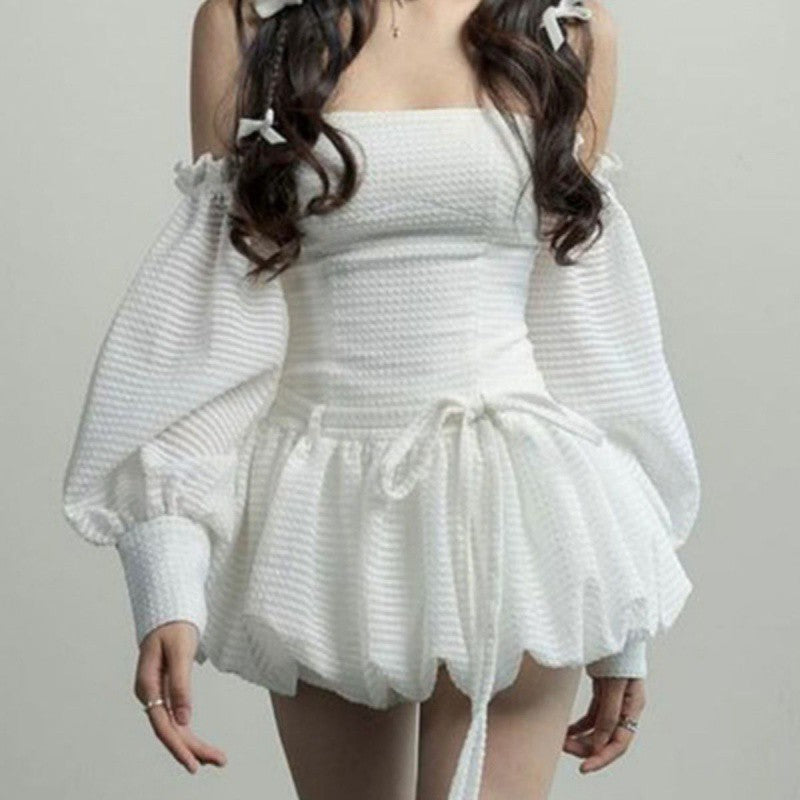 homecoming dresses Pure Desire French Tube Top Dress Women's Spring and Summer Temperament Design Sexy Backless Princess Puffy Dress Shorts Suit
