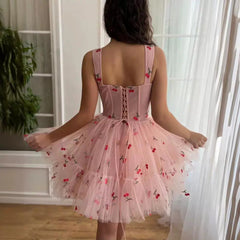 freshman hoco dresses Evening Dress 2025 New Ladies Sling Party Can Wear Floral Dress for Women at Ordinary Times