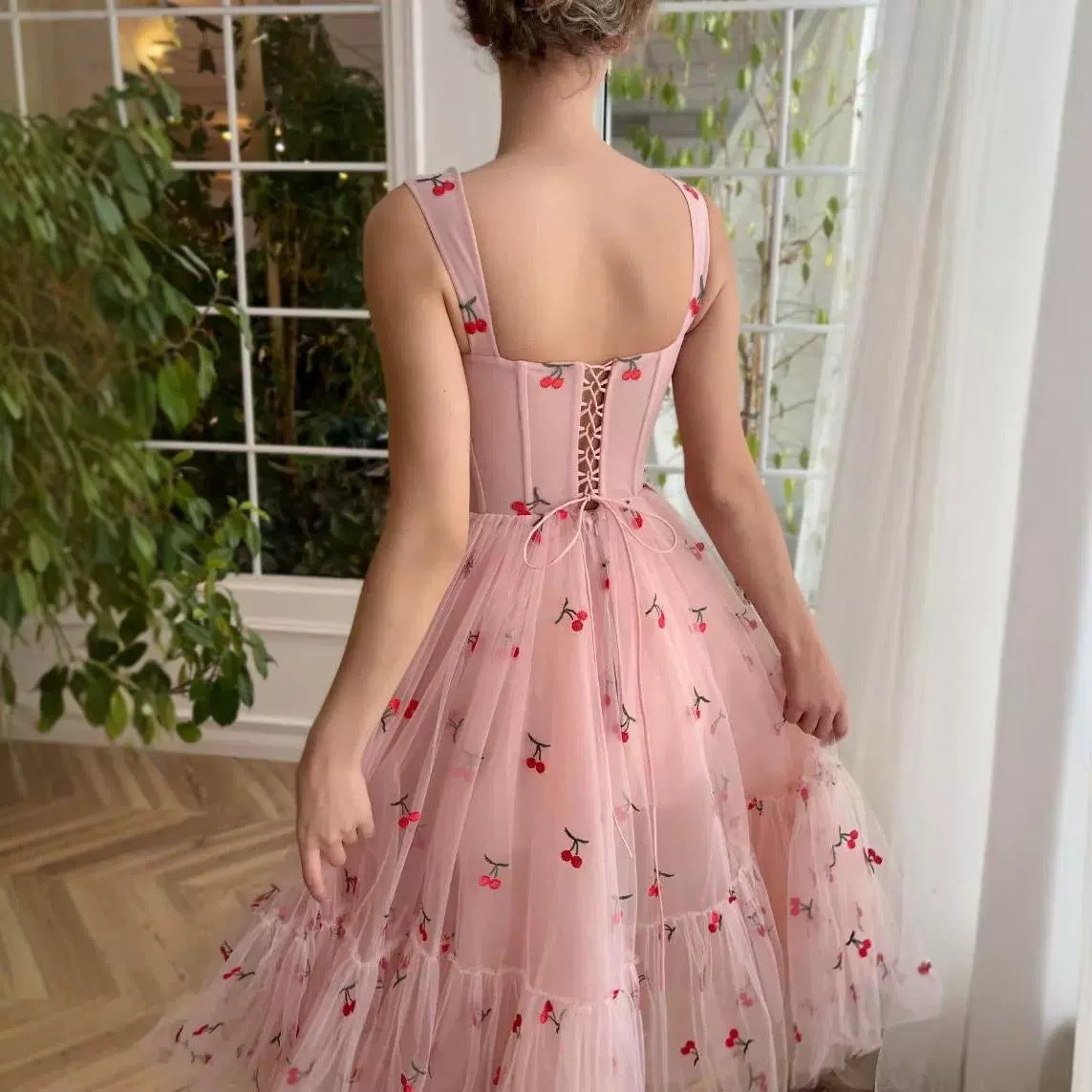 freshman hoco dresses Evening Dress 2025 New Ladies Sling Party Can Wear Floral Dress for Women at Ordinary Times