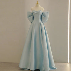 outfit Sky Blue Princess Escape Evening Dress Tube Top Light Luxury Niche Host Dress Bridal Wedding Dress