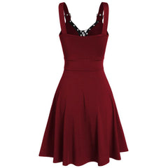misunderstood outfit New Style Sleeveless Strap Loose Large Swing Sling Gothic Punk Women's Dress Female