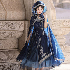 divine being dress to impress Original Design Xinghe Dream Improved Han Element Hanfu Women's Sling Dress Suit 6835