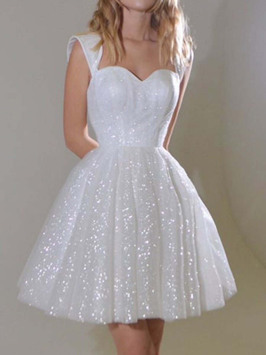 homecoming dresses New Women's Sexy Sequined Large Swing Princess Party Dress Evening Gown