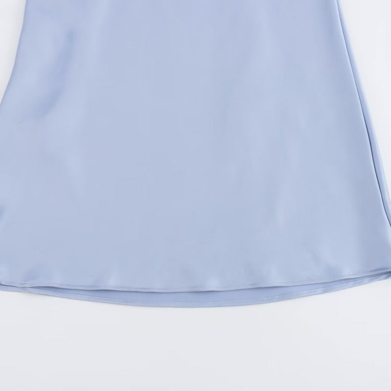Cybergoth-Kleid zum Beeindrucken 2025 Frühjahr Neue Damen-Stil V-Ausschnitt Ärmelloses Kleid mit hoher Taille Damen