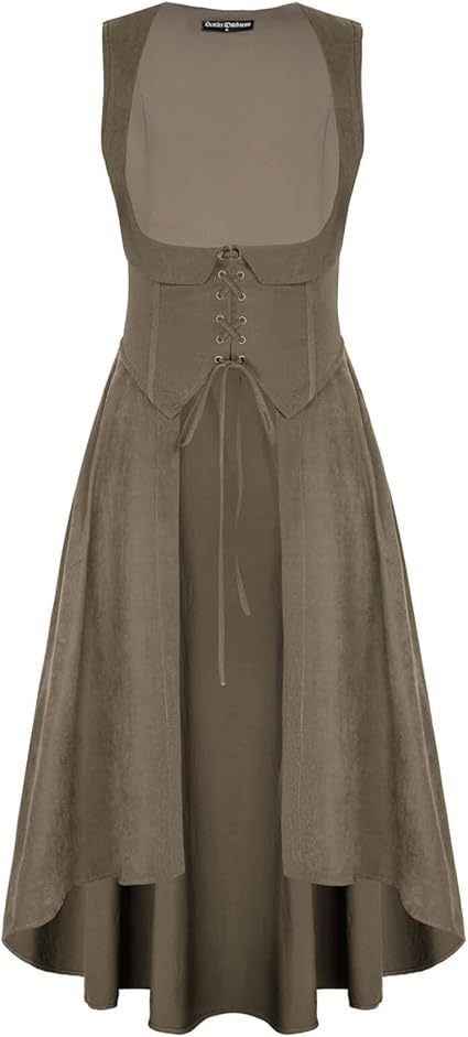 ancient civilization dress to impress Medieval Renaissance Stage Cos Costume Halloween Retro Women's Long Dress Cosplay Costume