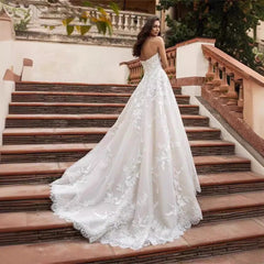 dress to impress divine being French Mori High-Grade Lace Luxury Heavy Industry Main Wedding Dress 2025 New Bridal Tube Top Slimming Outdoor Yarn Tail