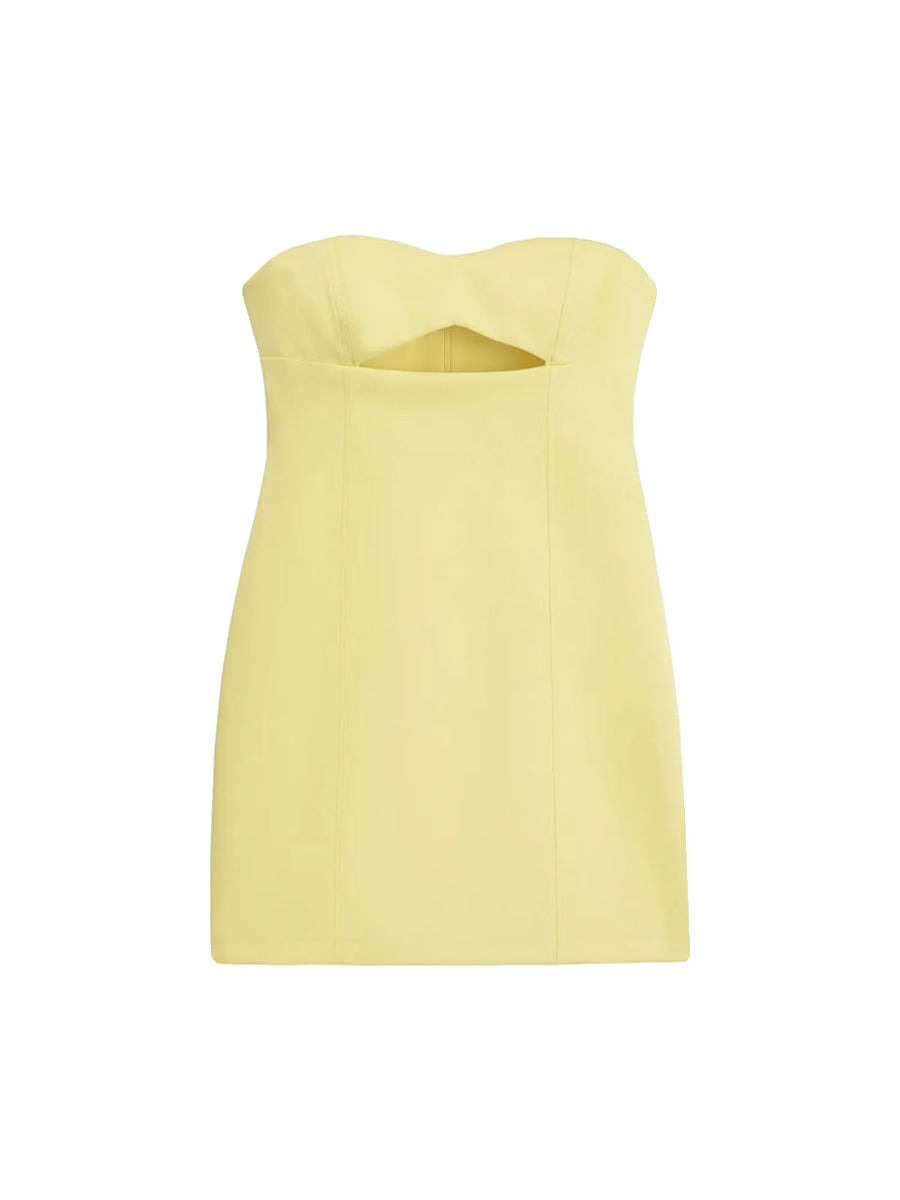 dress to impress codes Zadata Women's Heart-Shaped Collar Small Dress Straight Slim Open Design Tube Top Dress 3366707