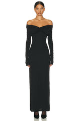 Kleider 2025 Frühjahr Neue Weiße Langarm Trägerlosen Rohr Top Plissee Lange Kleid High-End-frauen Stretch Kleid
