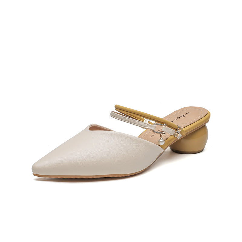 Damen-Feenstil mit Rock, mittelhoher Zehenbereich, Box-Heels
