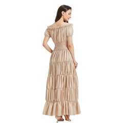 ancient civilization dress to impress Medieval Renaissance Stage Cos Costume Halloween Retro Women's Long Dress Cosplay Costume
