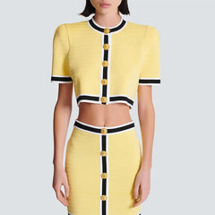 Knit Skirt Set Effortless Style for Summer