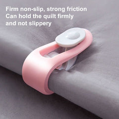 6Pcs/Set Quilt Non-Slip Fixing Clip Blanket Clip Duvet Sheet Fixer Anti-run Bed Sheet Quilt Fastener Sleep Anti-runing Device
