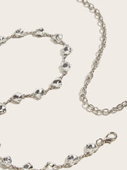 2025 Fashion Women Diamond Heart Chain Waist Belt Skirt Dress with Waistband Chain Decoration Thin Waistband Accessories