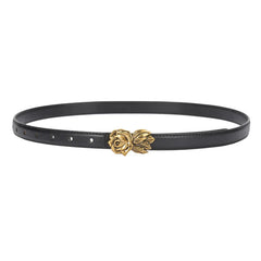 Fashion Echtes Leder Gürtel Frauen Ins Gold Rose Schnalle Weibliche Jeans Kleid Bund für Dame Luxus Designer Zubehör