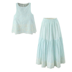 Aegean Blue // Skirt
