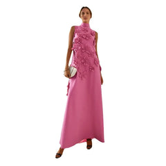 2025 Top Brand Dress Floor Length Luxury Birthday Evening Dress Sleeveless Summer Elegant Wedding Party Gowns For Women Arab
