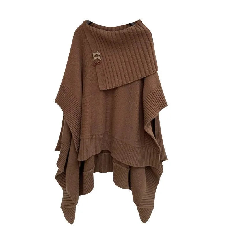 2024 Frühjahr Neue Lose Gestrickte Schal Pullover Mini Plissiert Kurzen Rock Zwei Stück Set Elegante frauen Rock Set Outfits
