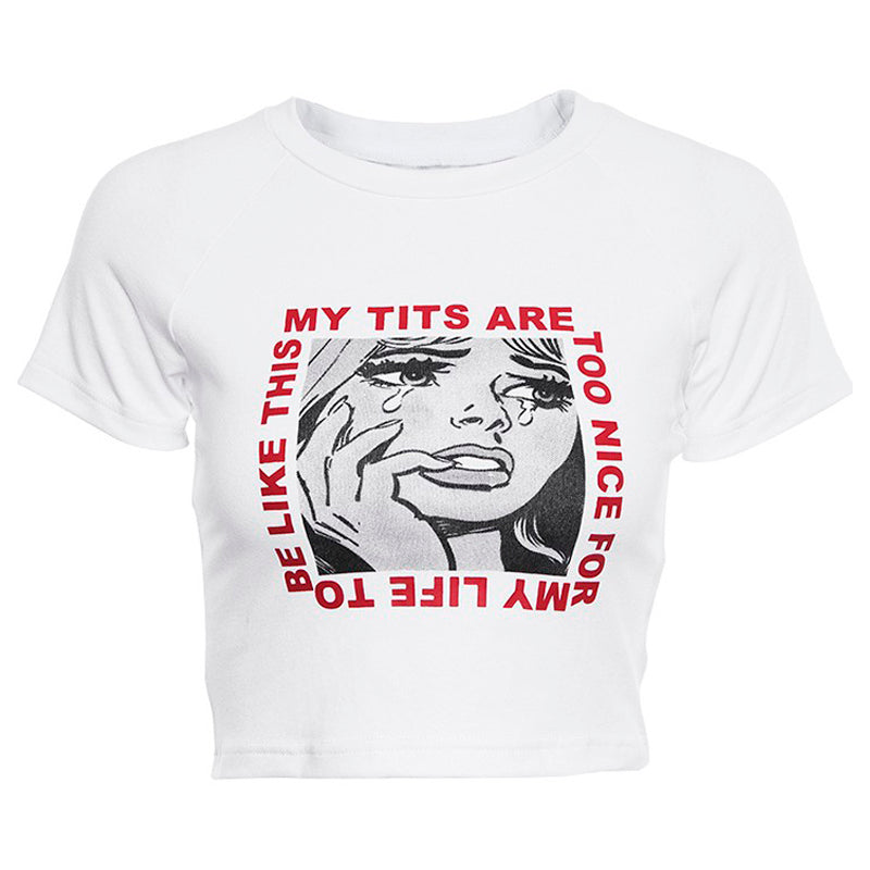 Too Nice Crop Tee