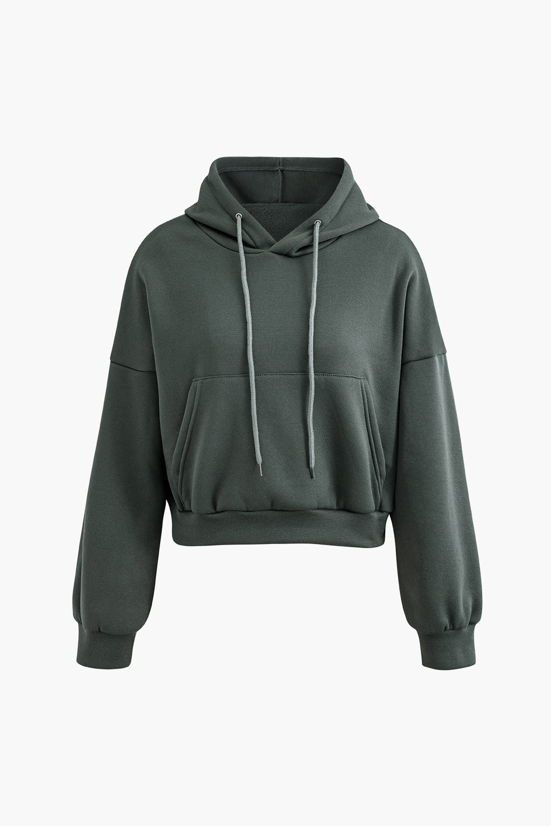 Einfarbiges Set mit Kapuzenpullover und Jogginghose 