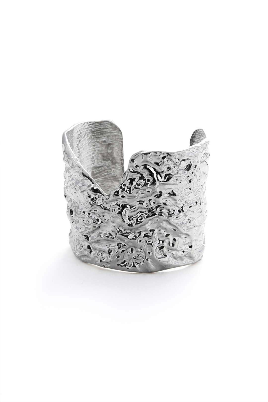 Manschettenarmband aus Metall mit V-Kerbe