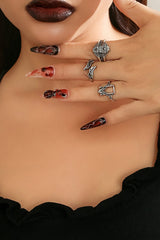 Set mit 3 gravierten Ringen 
