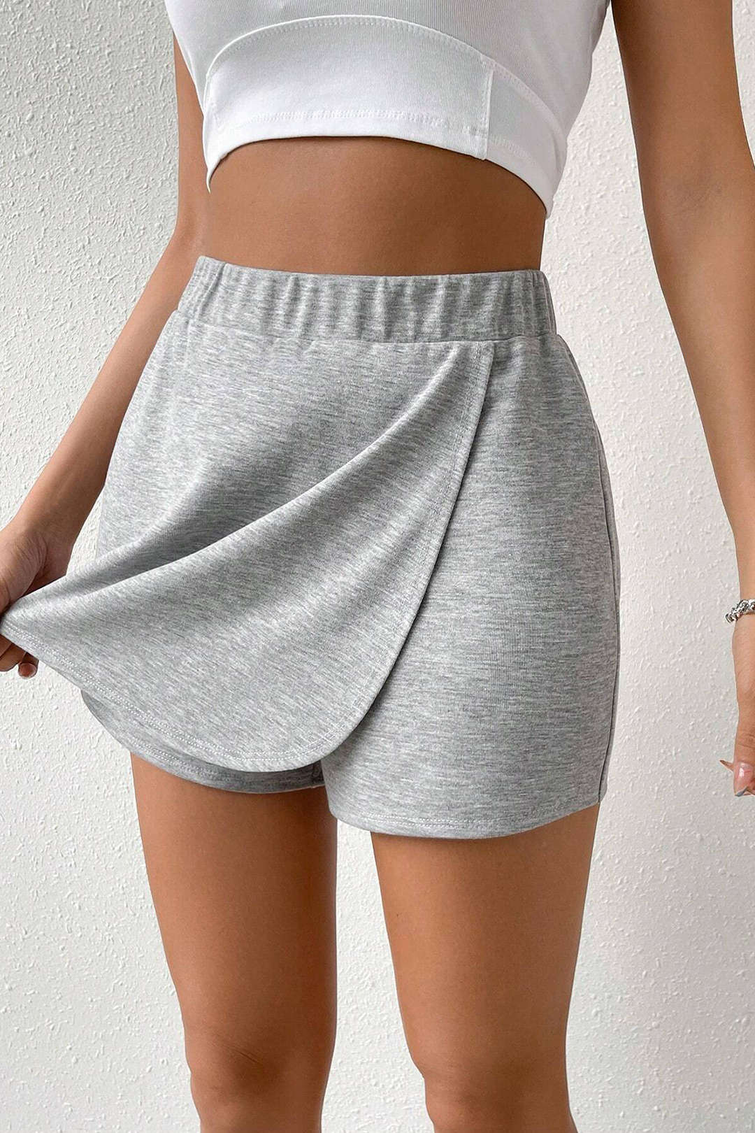 Solid Sports Wrap Shorts