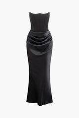 Trägerloses Maxikleid im Meerjungfrauen-Stil 