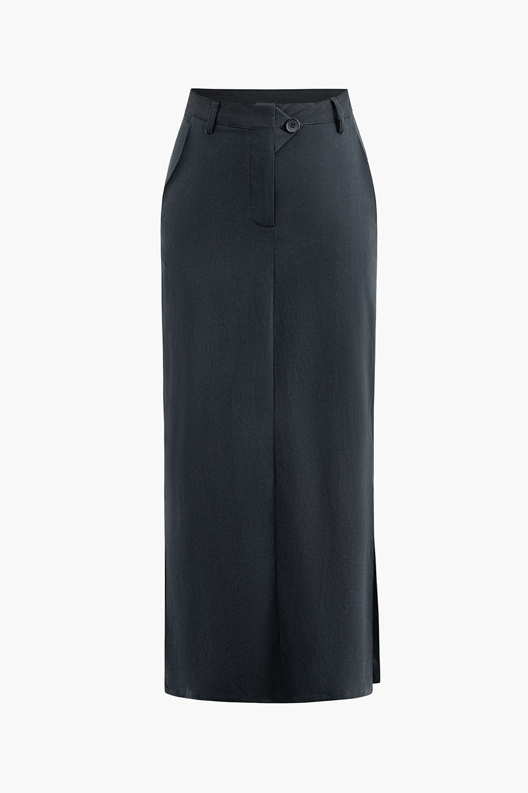 High Waist Slit Maxi Skirt