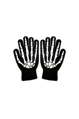 Skull Claw Print Gloves