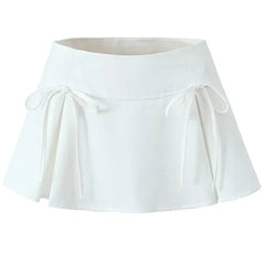 Coquette Bows Pleated Mini Skirt