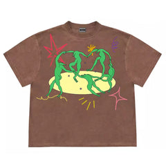 Dancing Aliens Graphic T-Shirt