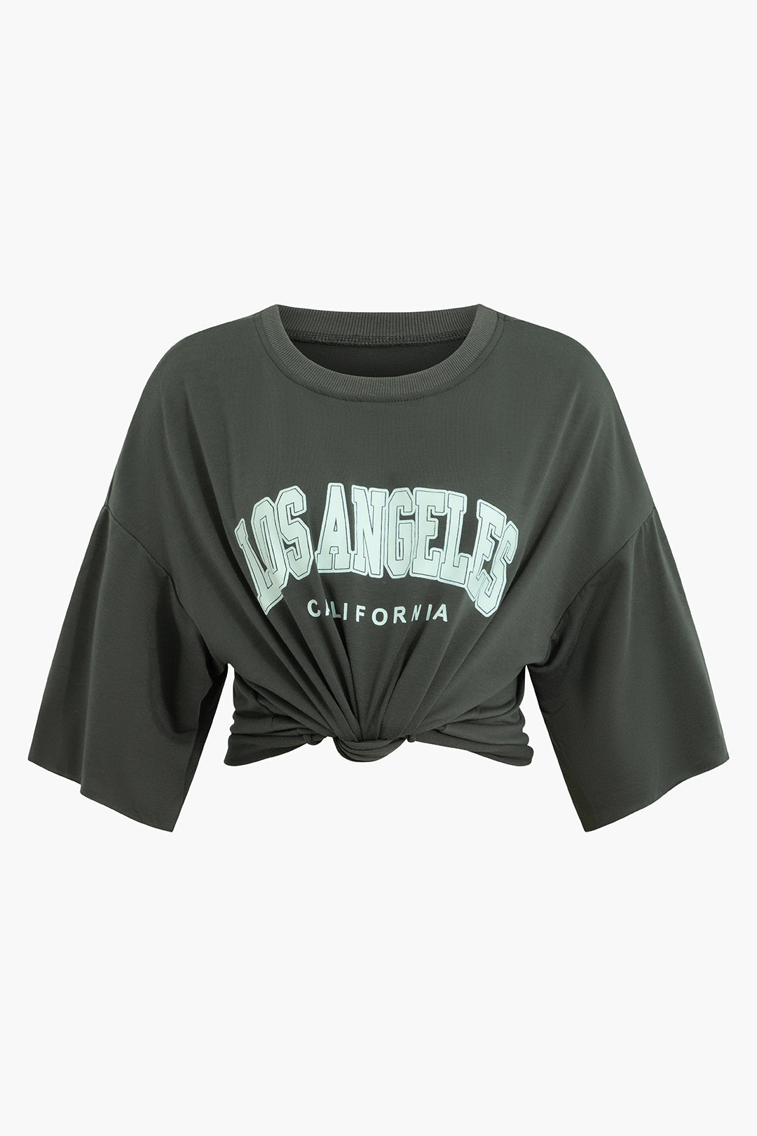 Set aus T-Shirt und Hose mit Rundhalsausschnitt und Buchstabendruck 
