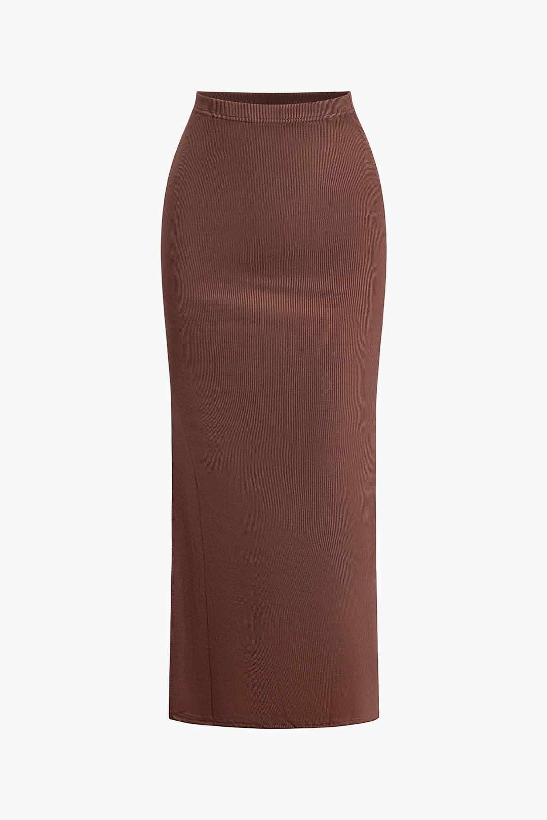 Set aus ärmellosem Crop-Top mit Rundhalsausschnitt und gerüschtem Maxirock 