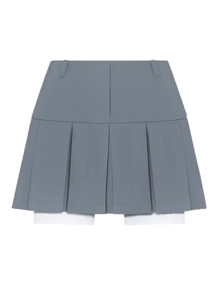 Casual Two Piece Sets Women's Outfits 2024 New Black Matching Sets With Skirt And Blazer Cropped Top Skirt Sets For WomenChristmas Gifts