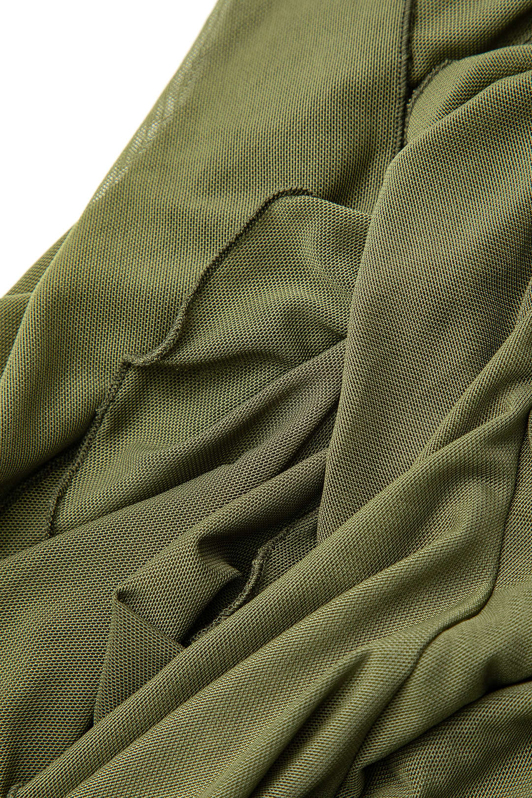 Rückenfreies Midikleid mit Rüschensaum und Rüschen 