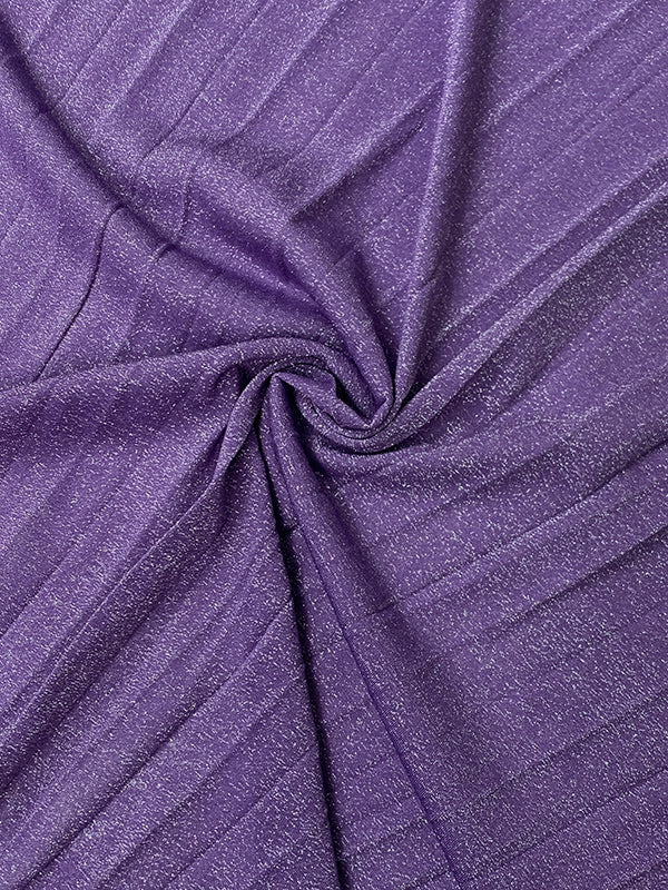 Long Sleeves Wrap Belted Pleated Solid Color Split-Side V-Neck Evening Dresses Maxi Dresses