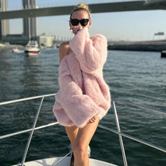 2025 Autumn Long Sleeve Sexy Big Backless Knitted Sweater Dress For Women Fashion Solid Loose Sweater Pullover StreetwearChristmas Gifts