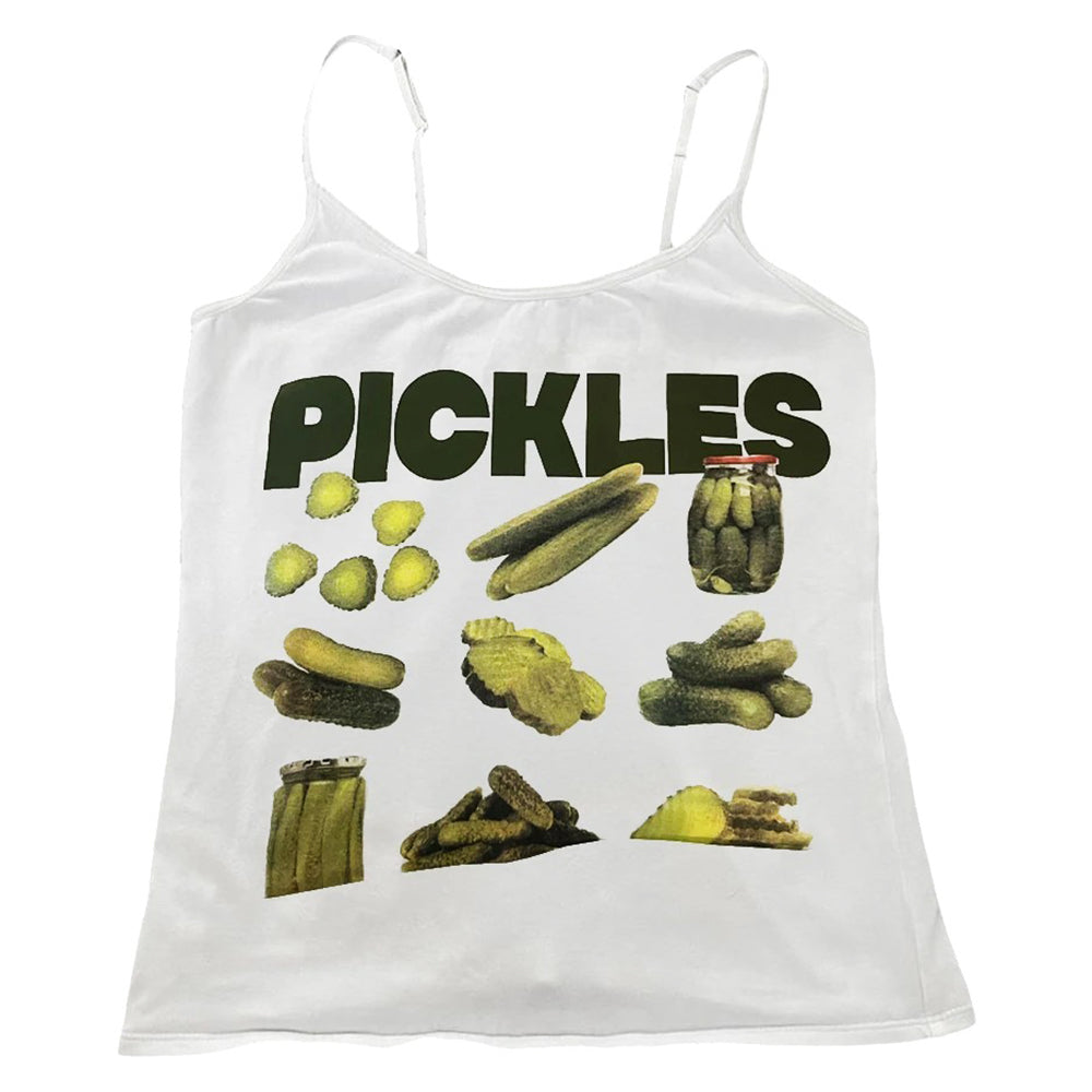 Pickles Print Aesthetic Tank Top