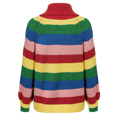 Roll Neck Rainbow Jumper