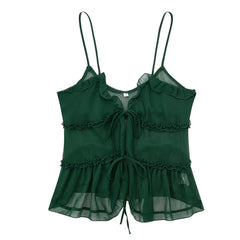 Soft Girl Aesthetic Ruffle Top