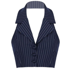 Baby Lies Halter Tailored Vest