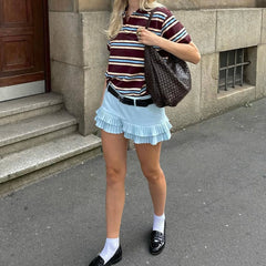 Drama Dealer Striped Polo Shirt